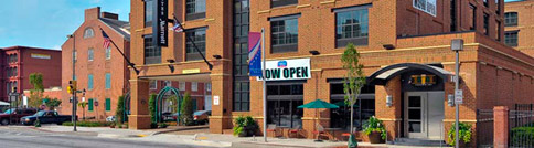 Diamond dumpser rental to Baltimore's first green hotel