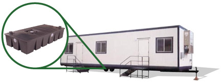 Office Trailer Holding Tank